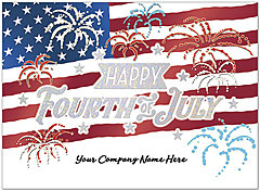 Fireworks Name Card D9079U-4W